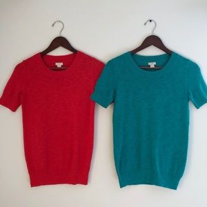 BUNDLE - J.Crew Short Sleeve Sweaters